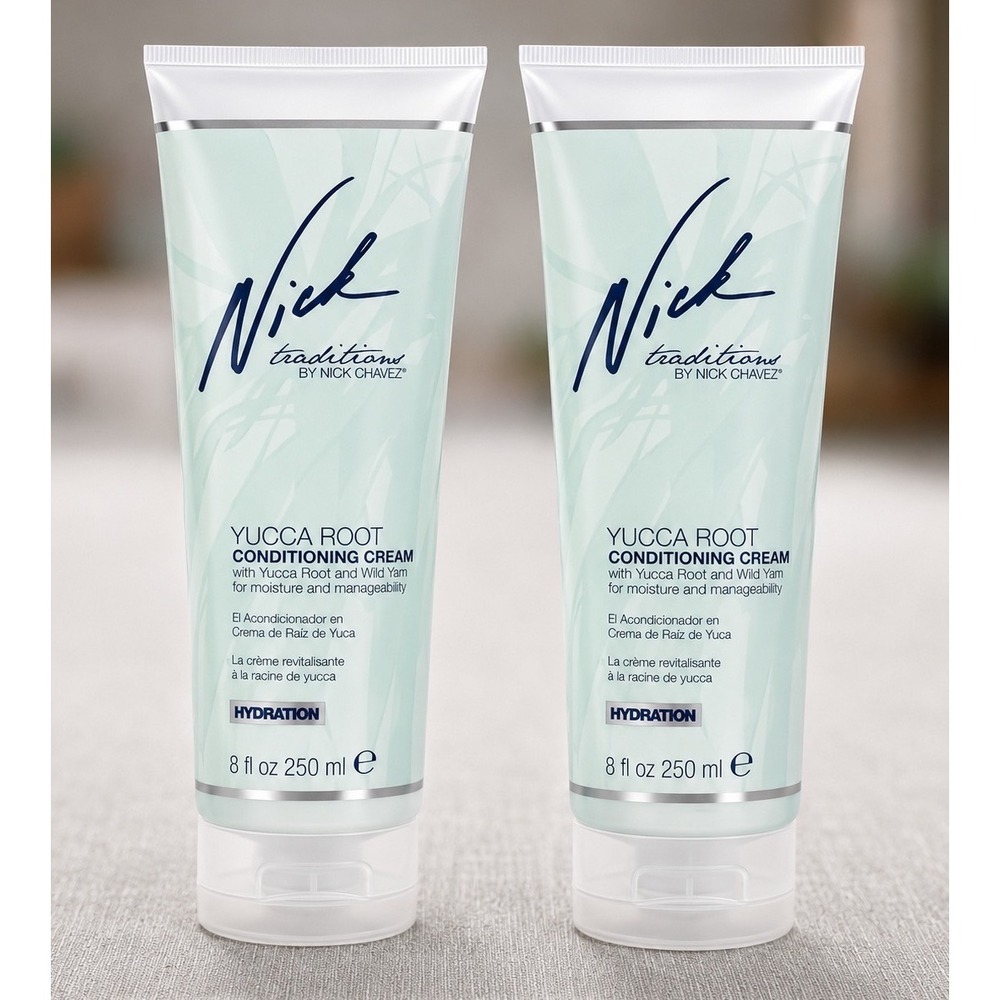 Nick Chavez Traditions Yucca Root Conditioning Cream 8oz Lot‎ of 2 Hydration New